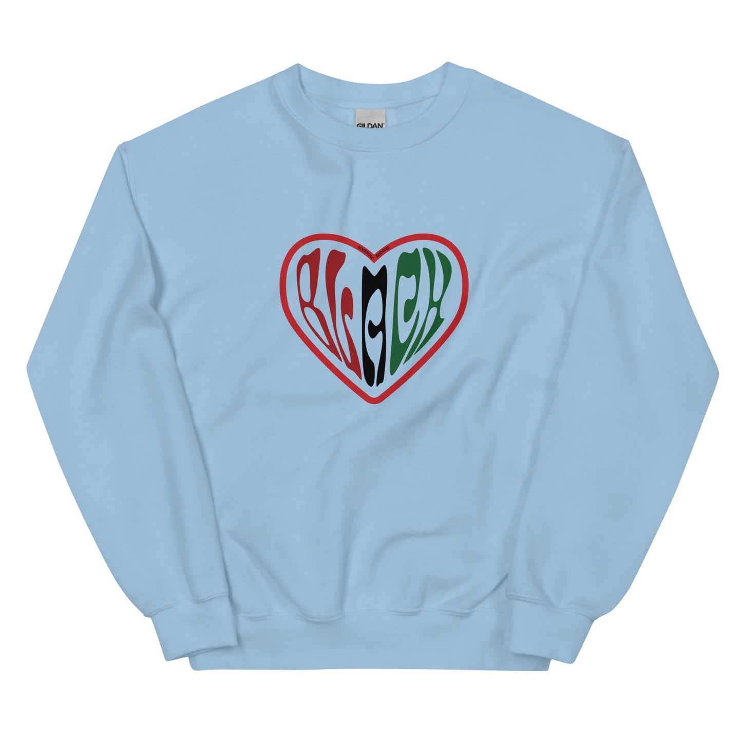 Heart Black Sweatshirt