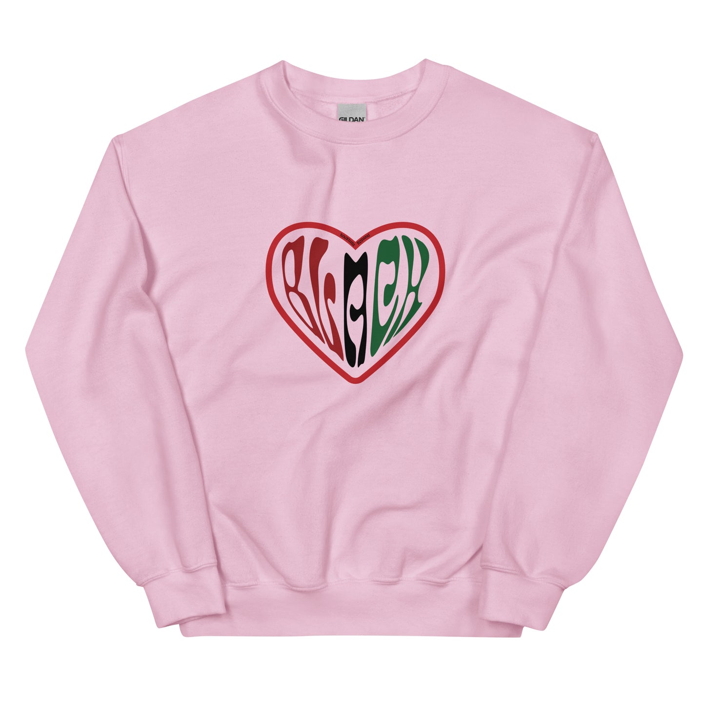 Heart Black Sweatshirt
