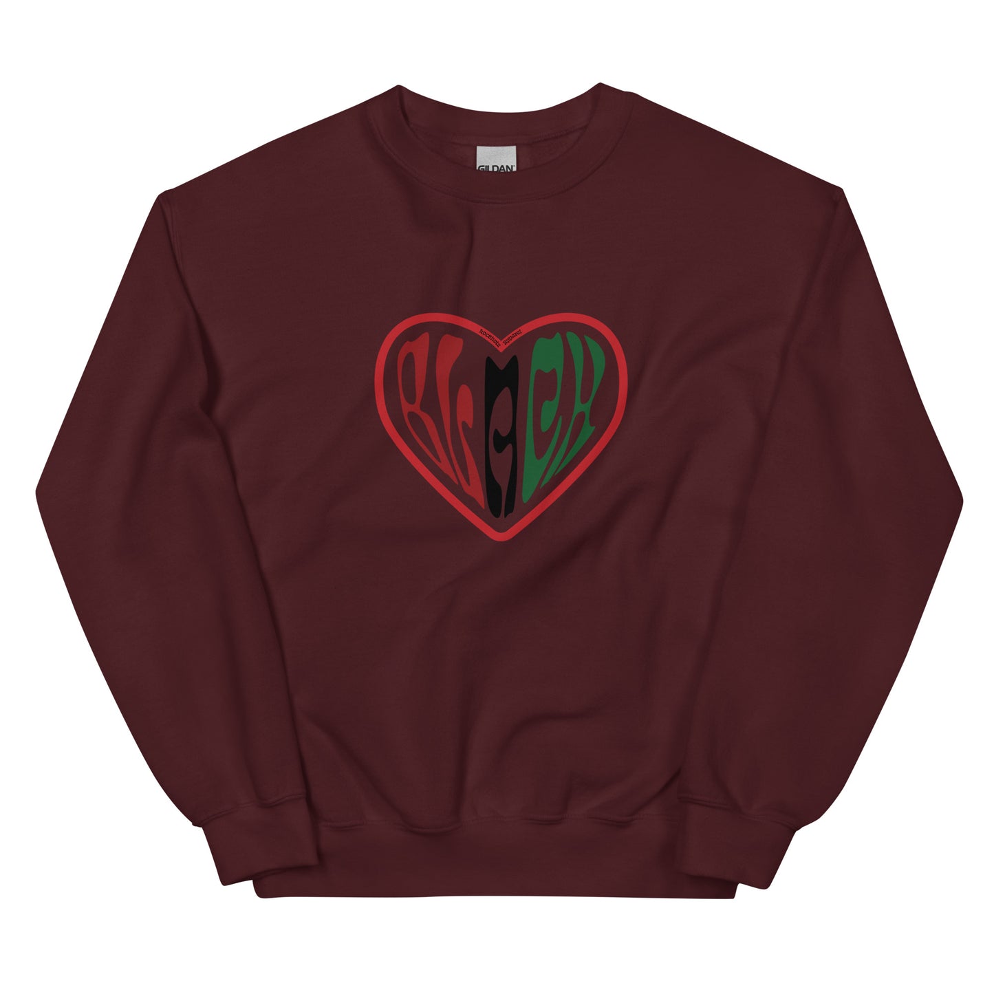 Heart Black Sweatshirt