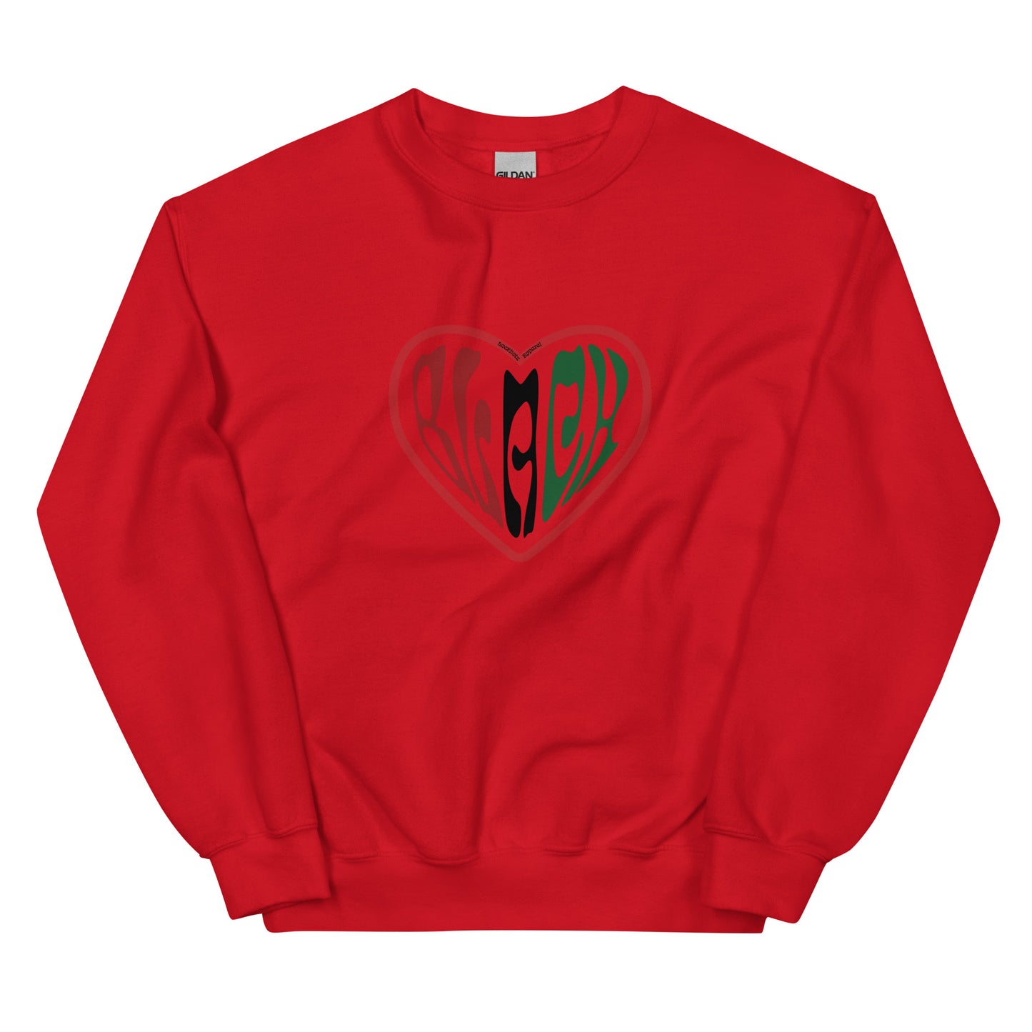 Heart Black Sweatshirt