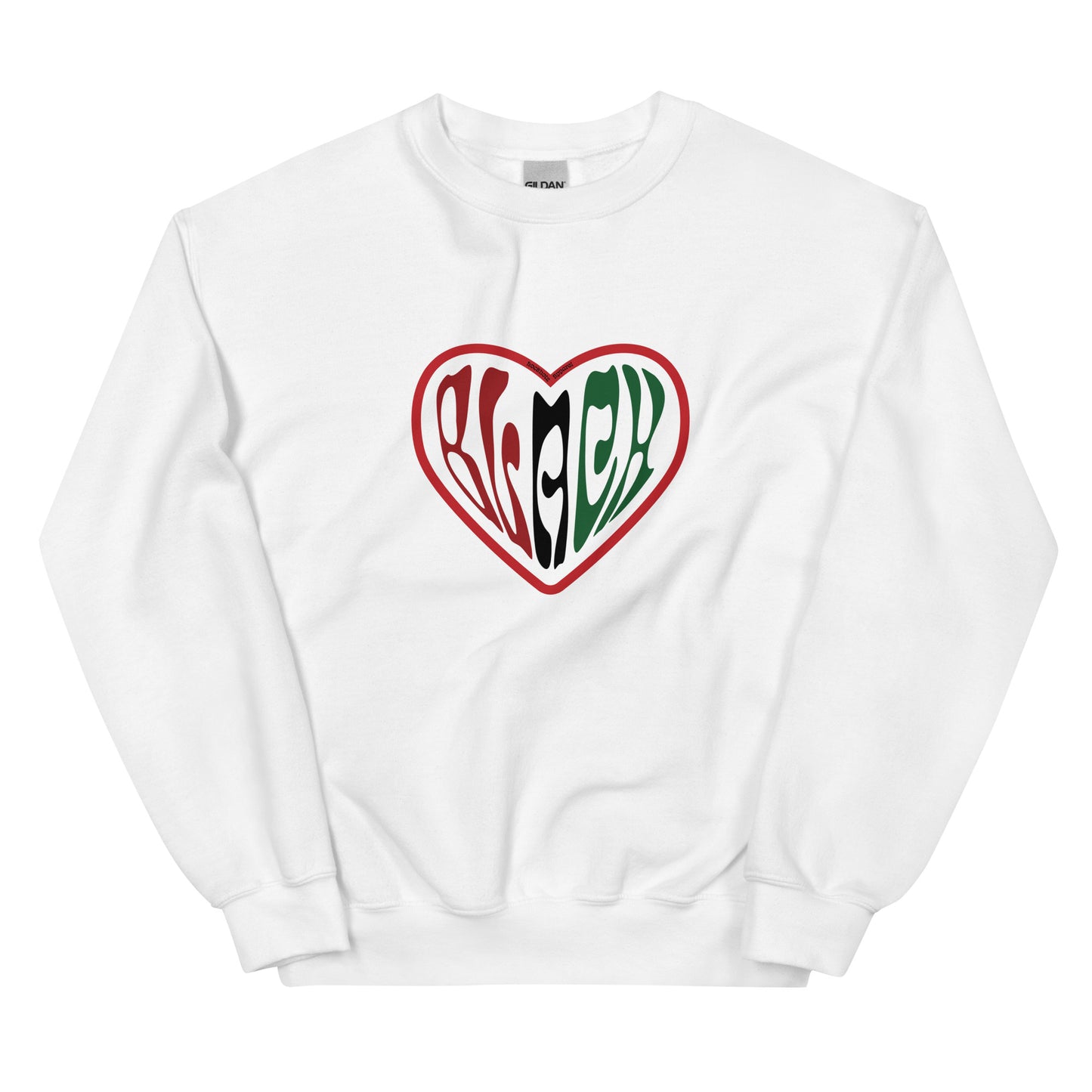 Heart Black Sweatshirt