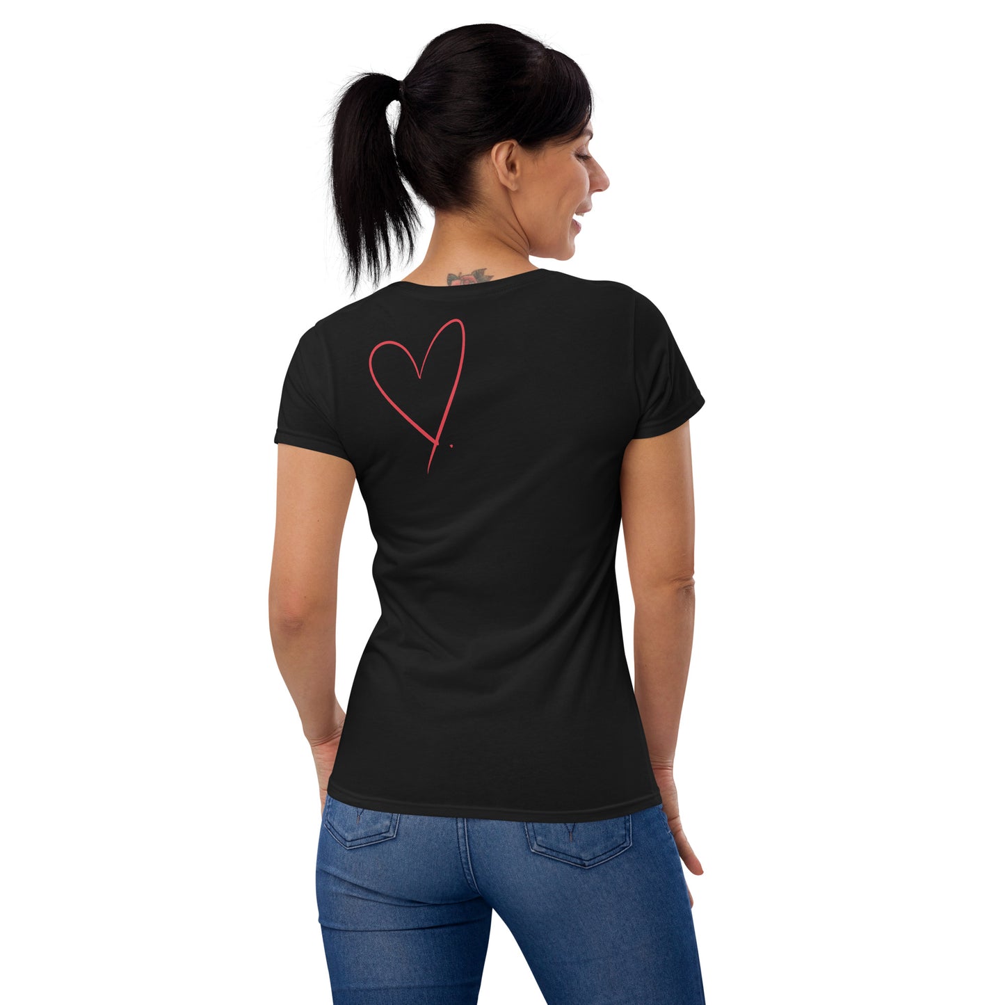 Self-Inflicted Love heart Women's short sleeve t-shirt