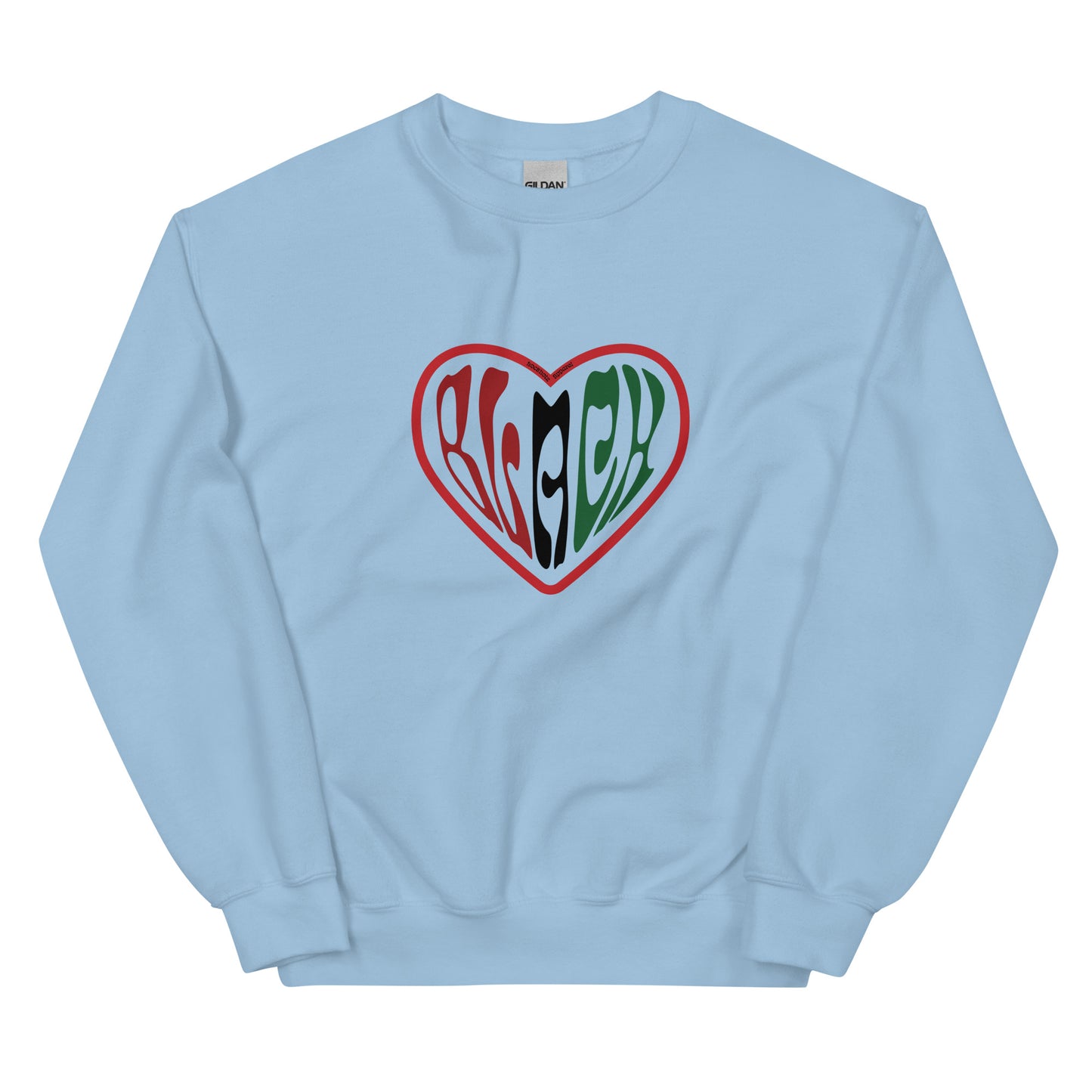 Heart Black  Sweatshirt