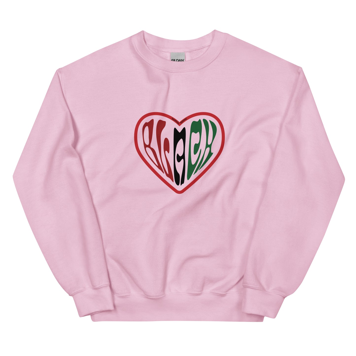 Heart Black  Sweatshirt