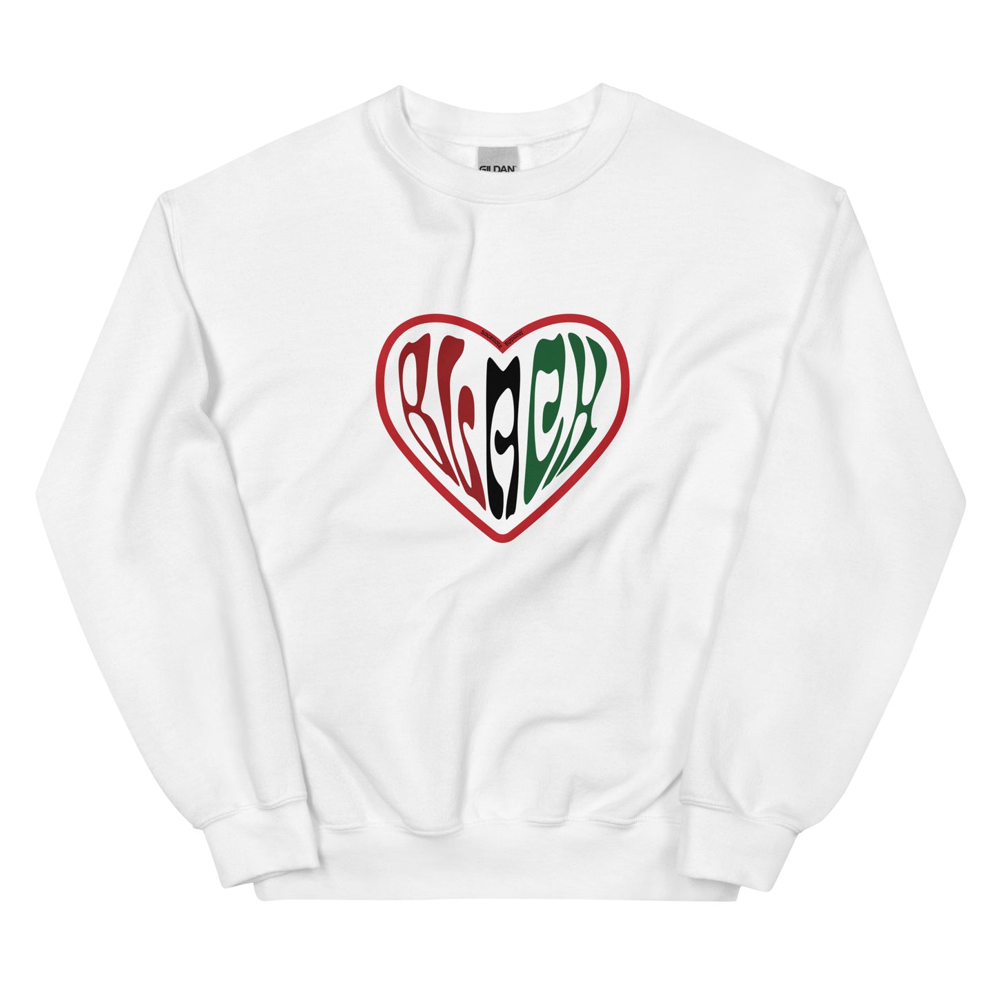 Heart Black  Sweatshirt