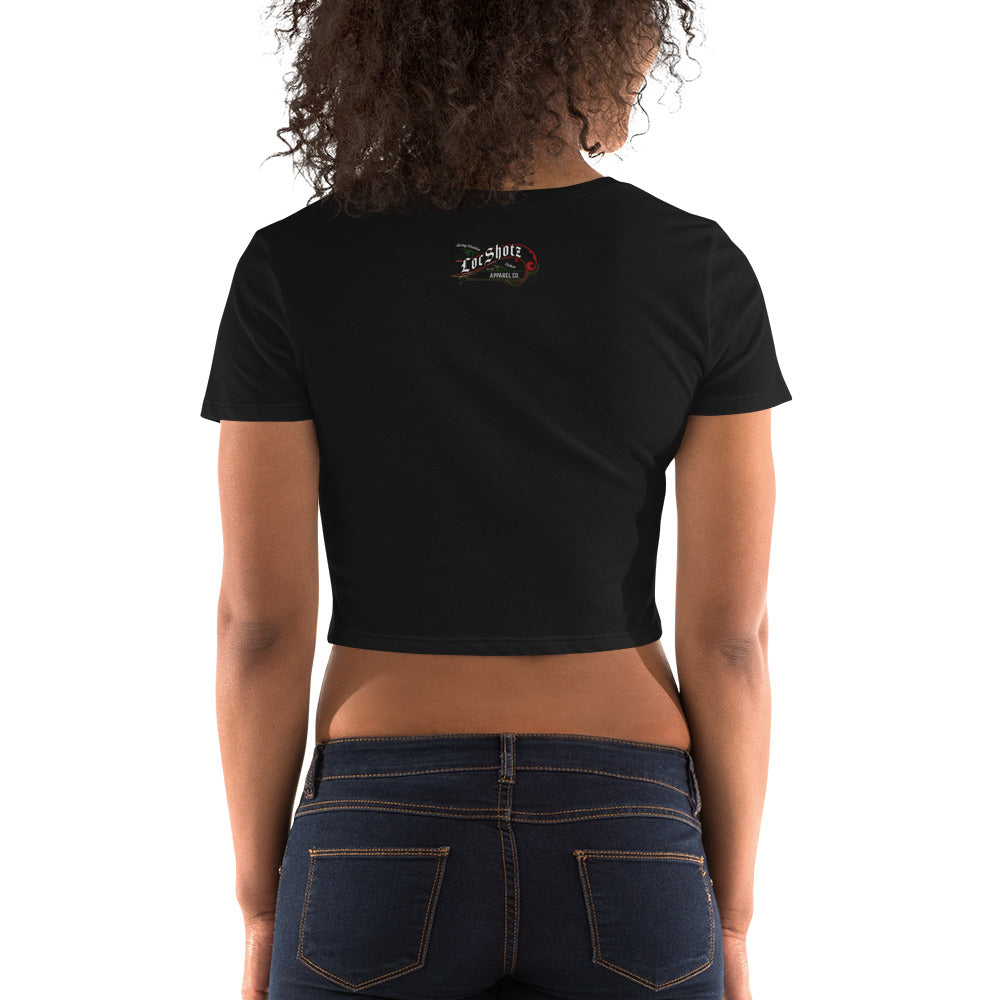 Heart Black Women’s Crop Tee