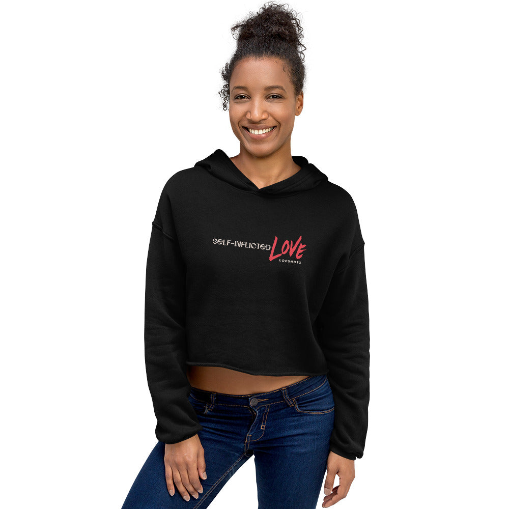 Self Inflicted Crop Hoodie