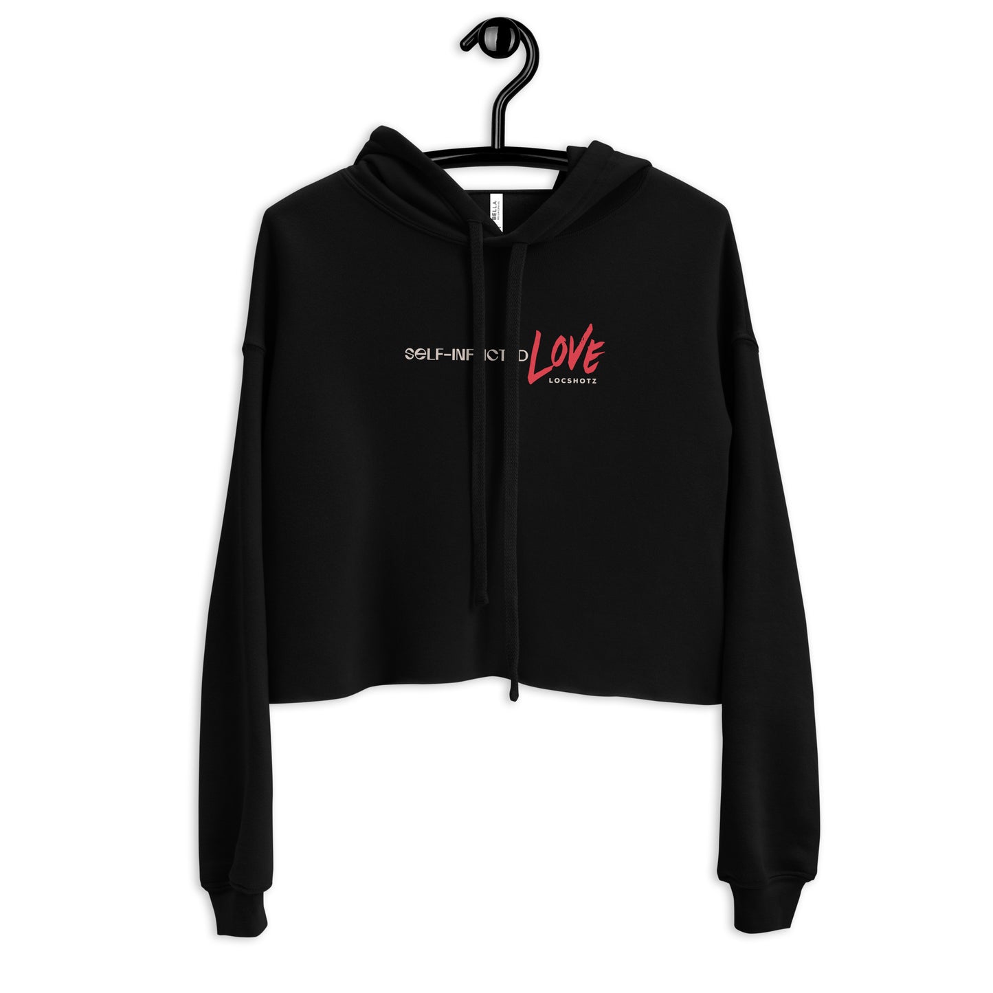 Self Inflicted Crop Hoodie