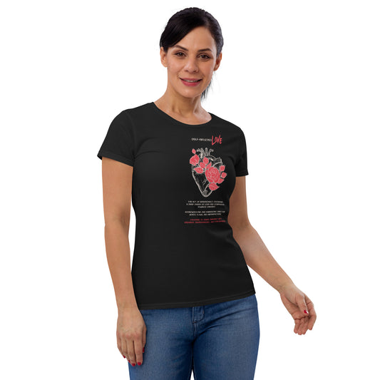 Self-Inflicted Love heart Women's short sleeve t-shirt